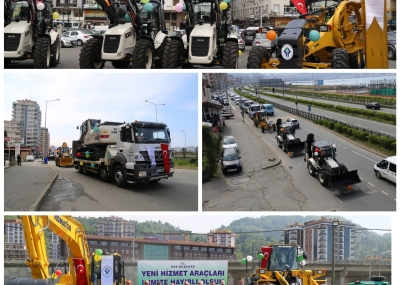 RİZE BELEDİYESİ MAKİNA PARKINA 5 YILDA 6 MİLYON TL’LİK YATIRIM